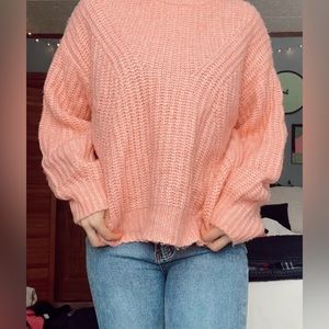 Pink cozy sweater